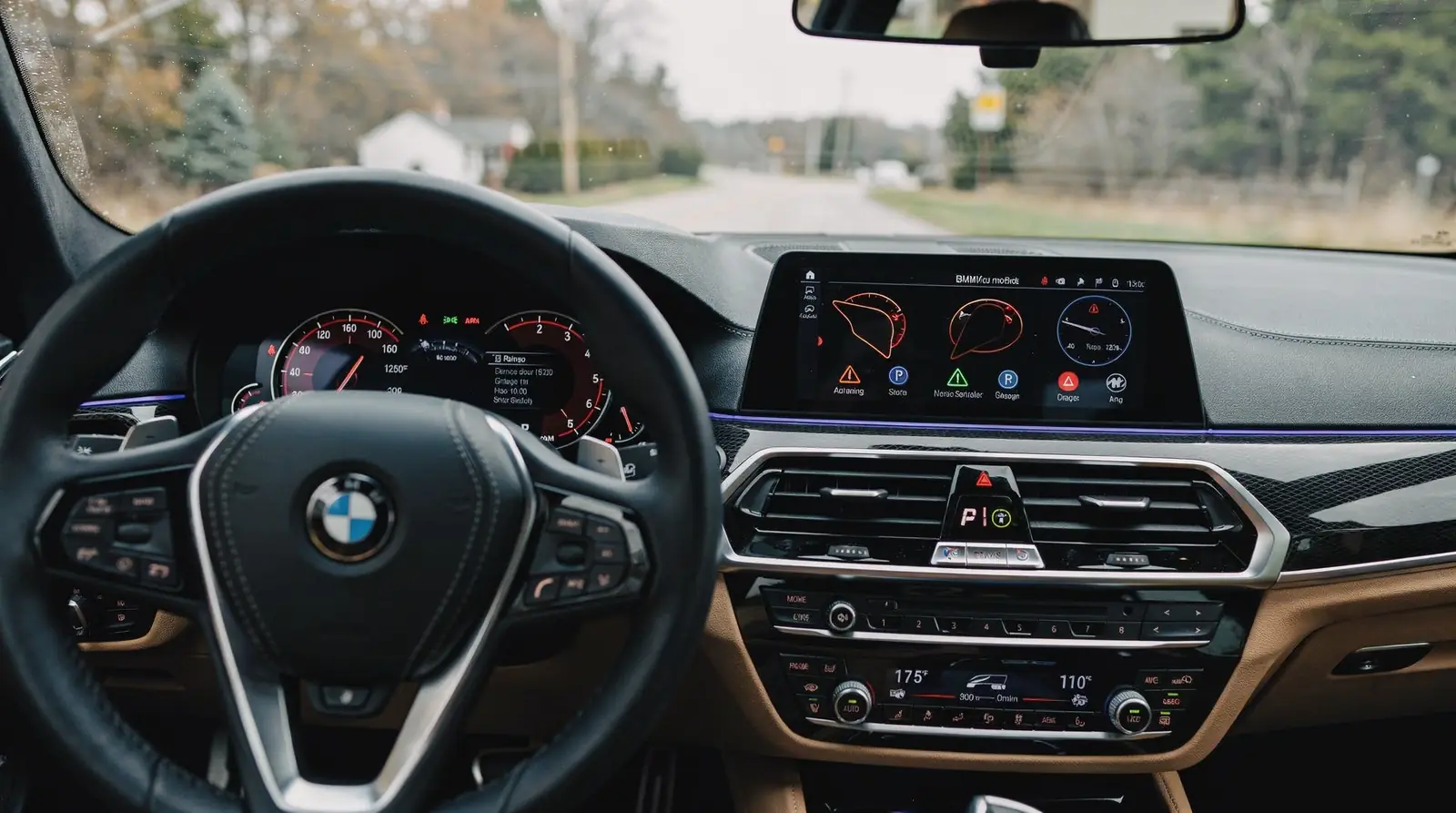 A BMW's dashboard systems monitor dozens of functions, meaning HVAC and actuator issues can trigger